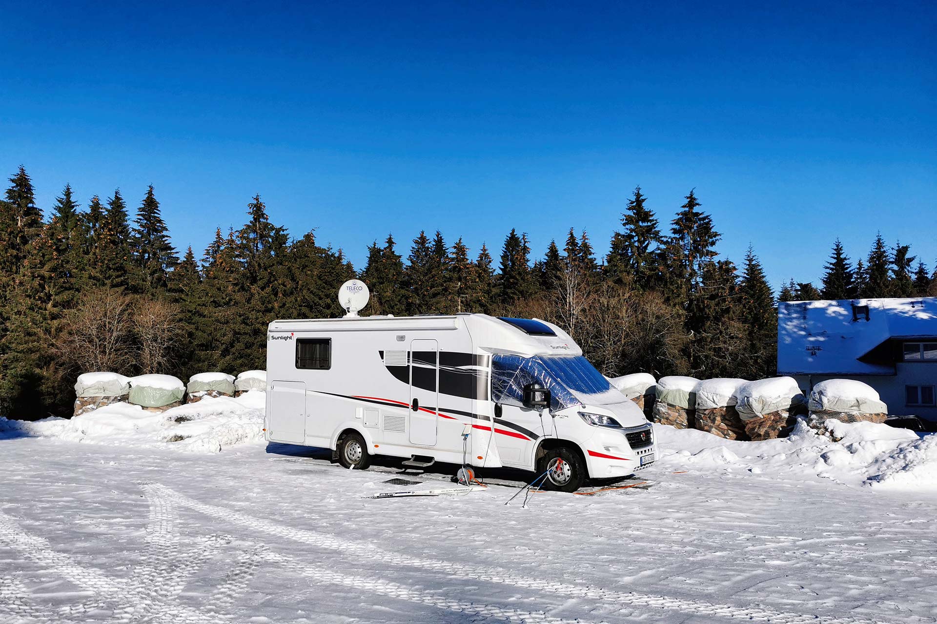 Wohnmobile & Camping im Waldhotel Rennsteighhe, Frauenwald